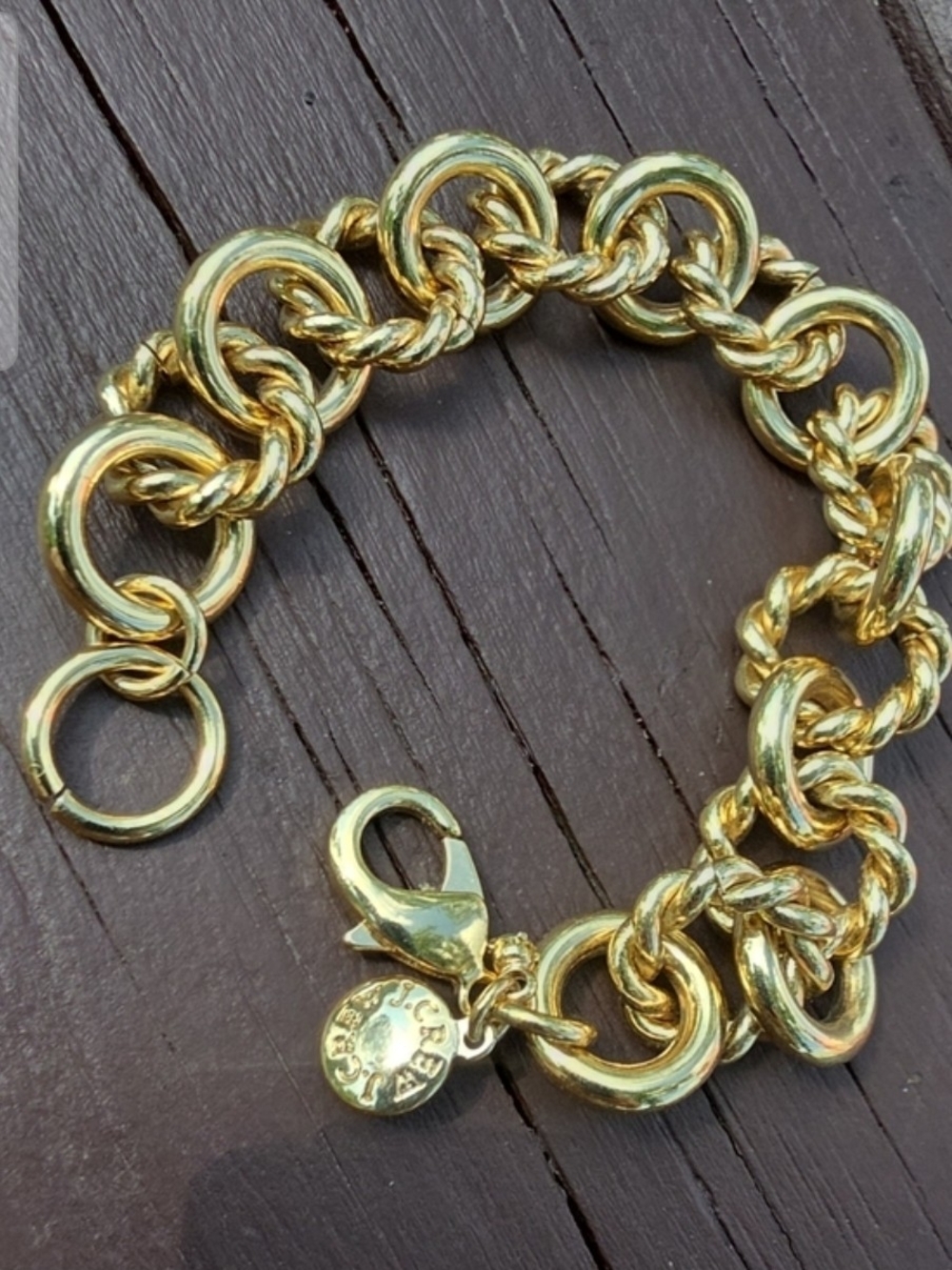 J. Crew Link Charm Bracelet